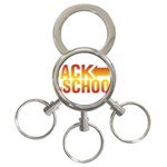 Back To School 3-Ring Key Chain