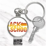 Back To School Nail Clippers Key Chain