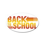 Back To School Sticker (Oval)