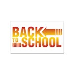 Back To School Sticker (Rectangular)