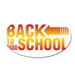 Back To School Magnet (Oval)