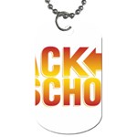 Back To School Dog Tag (One Side)