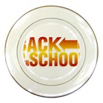 Back To School Porcelain Plate