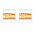 Back To School Cufflinks (Square)