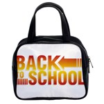 Back To School Classic Handbag (Two Sides)