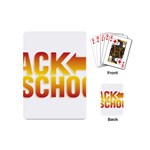 Back To School Playing Cards (Mini)