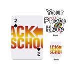 Back To School Playing Cards 54 (Mini)