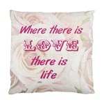 Where is love Standard Cushion Case (One Side)