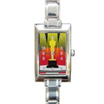 Oscars Rectangle Italian Charm Watch