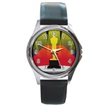 Oscars Round Metal Watch