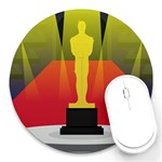 Oscars Round Mousepad