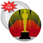 Oscars 3  Button (10 pack)