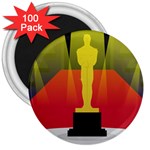 Oscars 3  Magnet (100 pack)