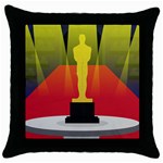 Oscars Throw Pillow Case (Black)