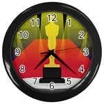 Oscars Wall Clock (Black)