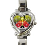 Oscars Heart Italian Charm Watch