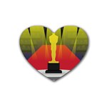 Oscars Rubber Coaster (Heart)