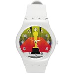 Oscars Round Plastic Sport Watch (M)