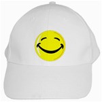 Smiley White Cap