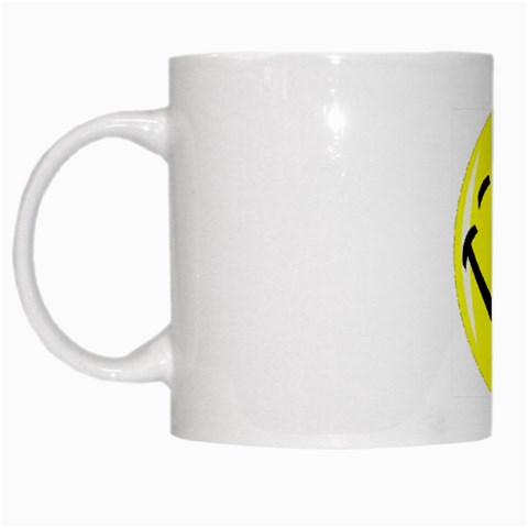 Smiley White Mug from ArtsNow.com Left