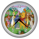 Pooh&Friends Wall Clock (Silver)