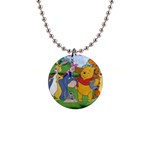 Pooh&Friends 1  Button Necklace