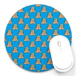 poop donald trump Round Mousepad