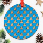 poop donald trump Ornament (Round)