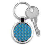 poop donald trump Key Chain (Round)