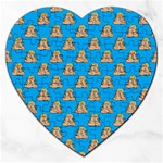 poop donald trump Jigsaw Puzzle (Heart)