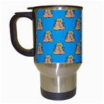 poop donald trump Travel Mug (White)