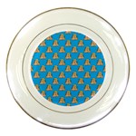 poop donald trump Porcelain Plate