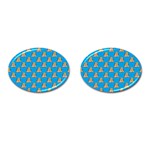 poop donald trump Cufflinks (Oval)