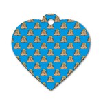 poop donald trump Dog Tag Heart (One Side)