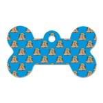 poop donald trump Dog Tag Bone (Two Sides)