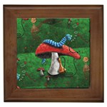 Magic Mushroom Framed Tile