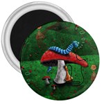 Magic Mushroom 3  Magnet