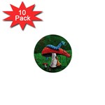 Magic Mushroom 1  Mini Button (10 pack) 