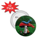 Magic Mushroom 1.75  Button (10 pack) 