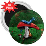 Magic Mushroom 3  Magnet (10 pack)