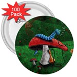 Magic Mushroom 3  Button (100 pack)