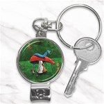 Magic Mushroom Nail Clippers Key Chain