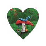 Magic Mushroom Magnet (Heart)