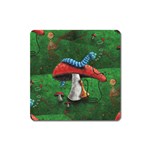 Magic Mushroom Magnet (Square)