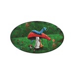 Magic Mushroom Sticker Oval (10 pack)