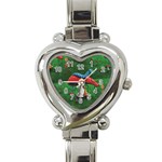 Magic Mushroom Heart Italian Charm Watch