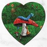 Magic Mushroom Jigsaw Puzzle (Heart)