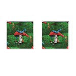 Magic Mushroom Cufflinks (Square)