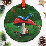 Magic Mushroom Round Ornament (Two Sides)