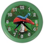 Magic Mushroom Color Wall Clock